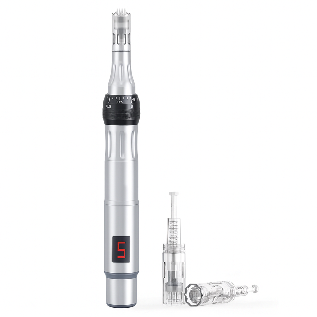 RED Stamp Pen – LED Light Therapy Microneedling Device - Image 2